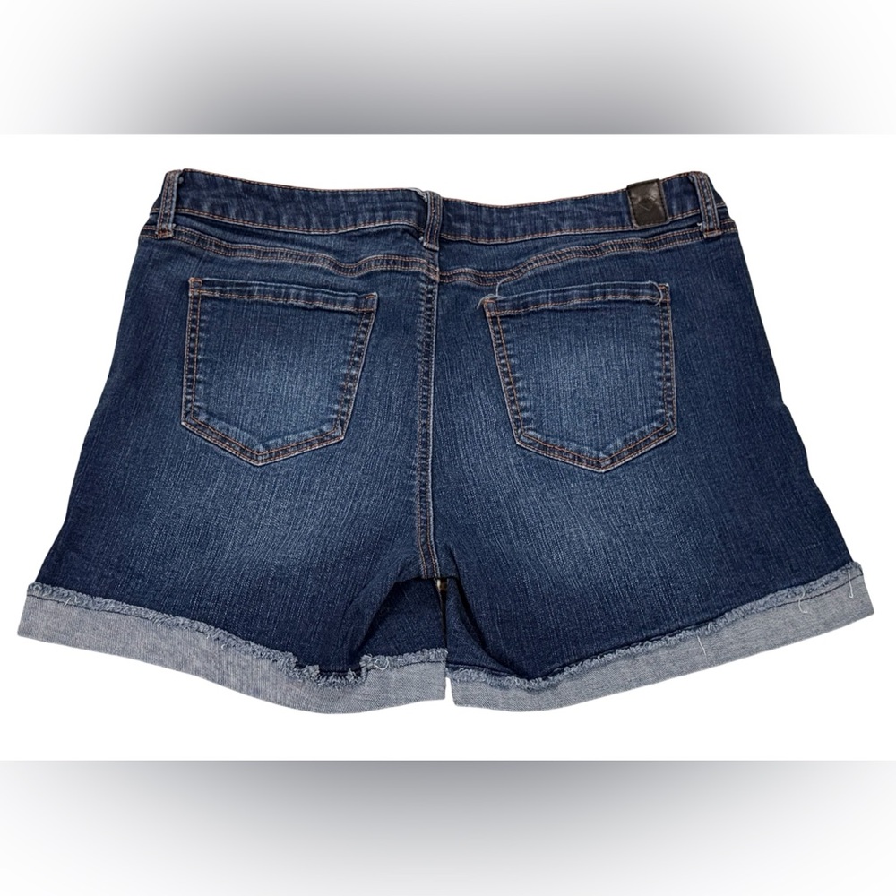 Classic Dark Blue Jean Shorts - Picture 5 of 6
